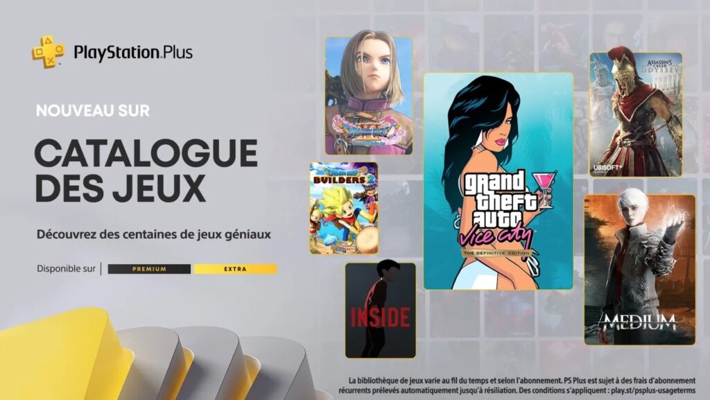PlayStation Plus Extra et Premium en octobre 2022 // Source : Sony