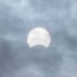 Éclipse solaire partielle. // Source : Canva Éclipse solaire partielle. // Source : Canva