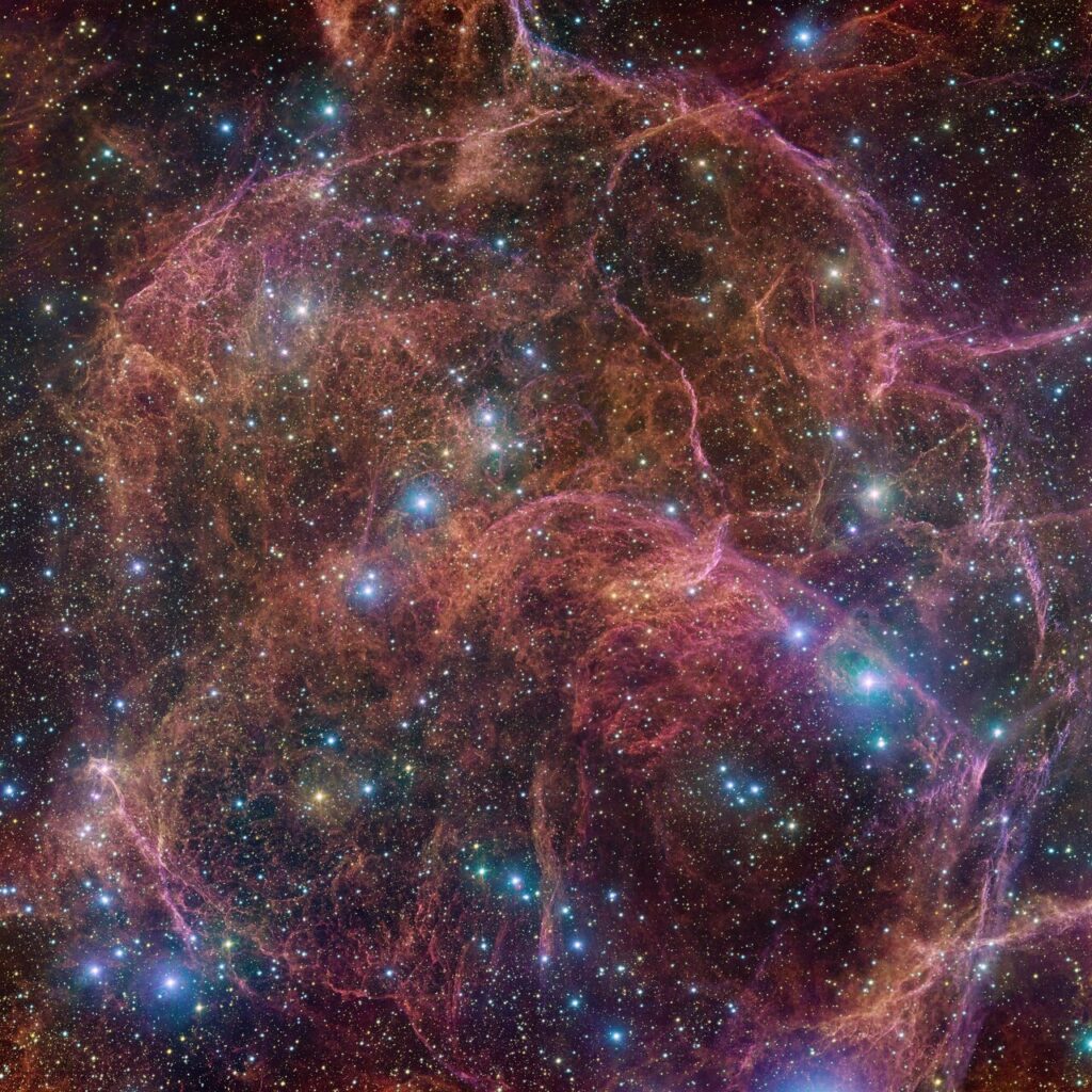 On peut voir un fantôme sur cette photo // Source : ESO