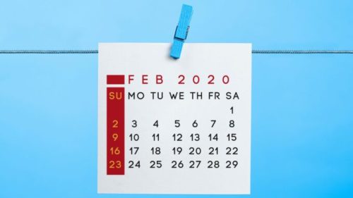 Février 2020 avait 29 jours. // Source : Canva