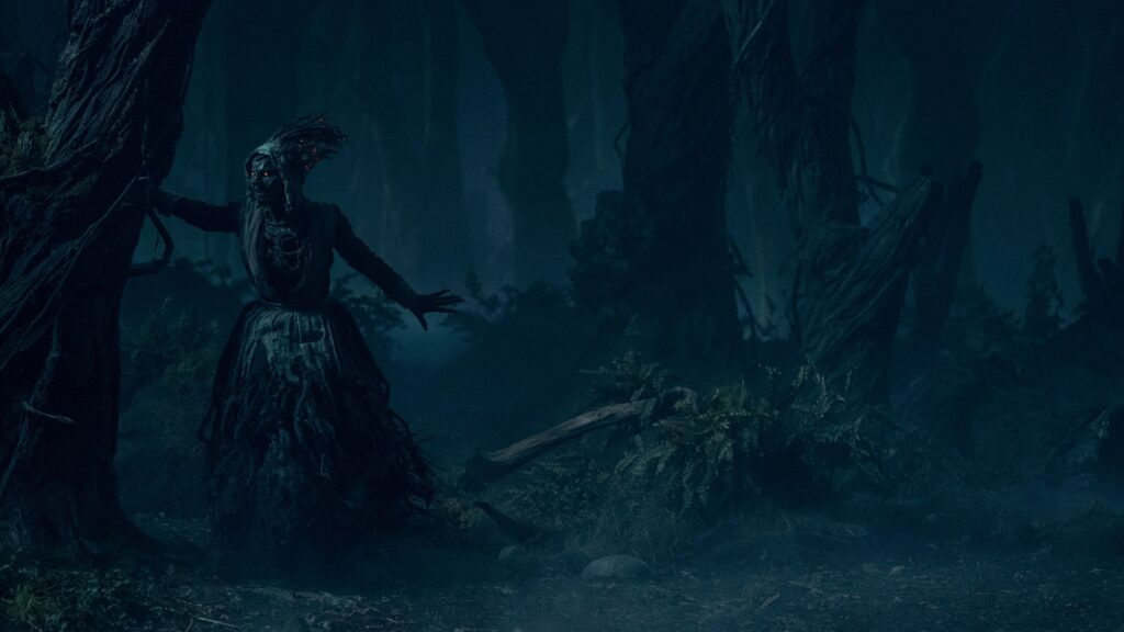 The sublime witch of episode 6, Nightmares of passage // Source: Ken Woroner / Netflix