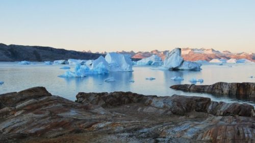 Glaciers au Groenland (Arctique). // Source : Pexels