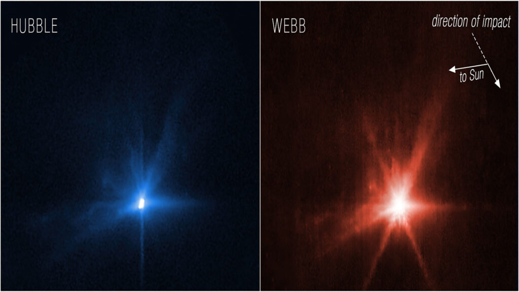 Hubble James Webb Dart