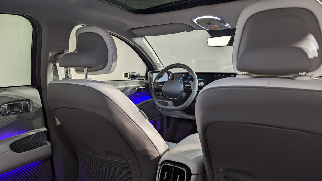 Hyundai ioniq 6 int&eacute;rieur // Source : Raphaelle Baut pour Numerama