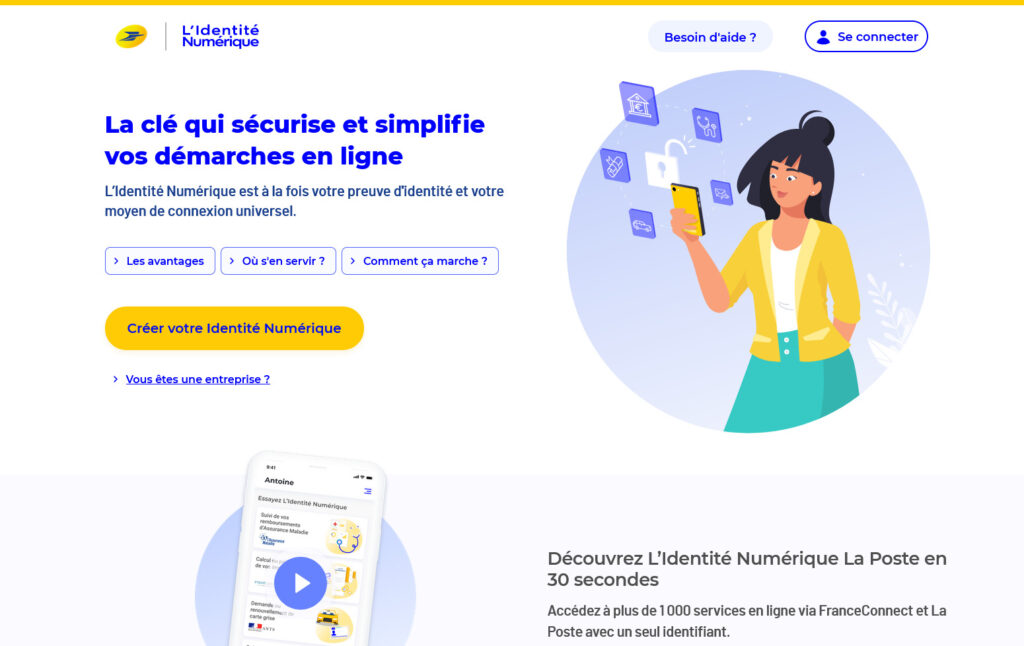 identité numérique la poste