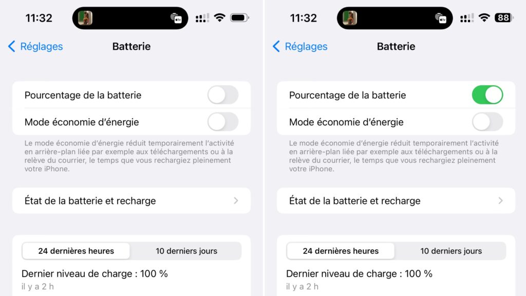 iOS 16.1 Battery