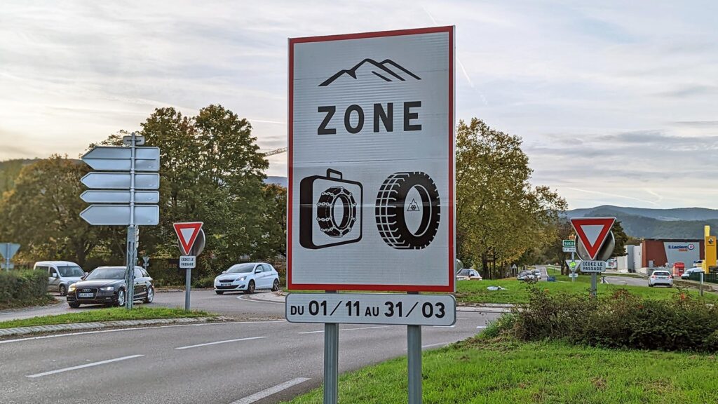 Sign at the start of the zone where the mountain law applies // Source: Raphaelle Baut
