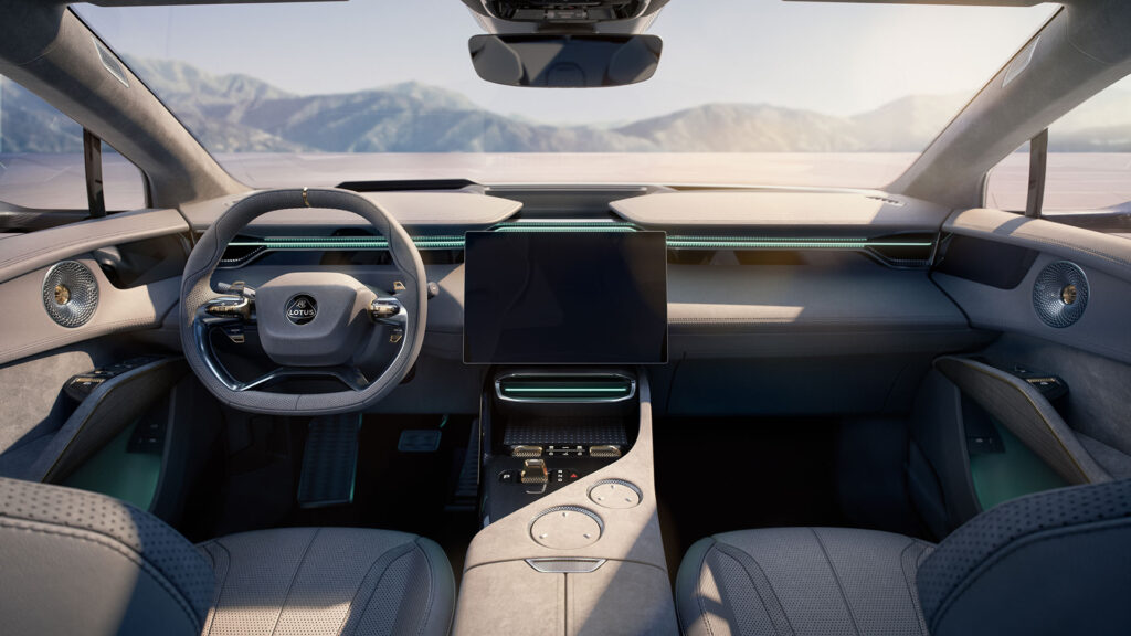 Interior of the Lotus Eletre // Source: Lotus