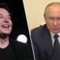 Elon Musk et Vladimir Poutine // Source : Capture d'écran YouTube (Poutine)