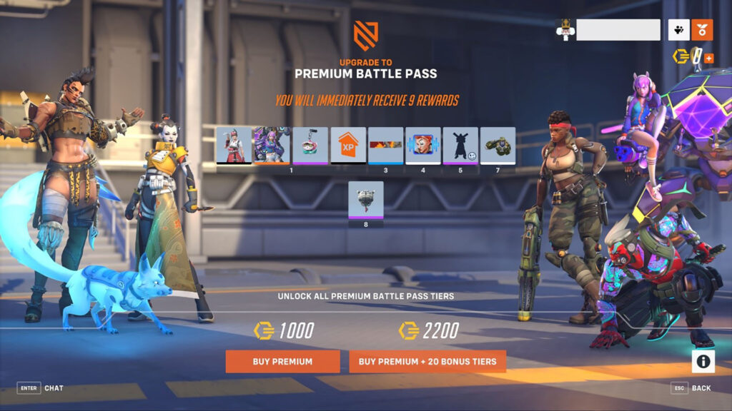 Premium battle pass