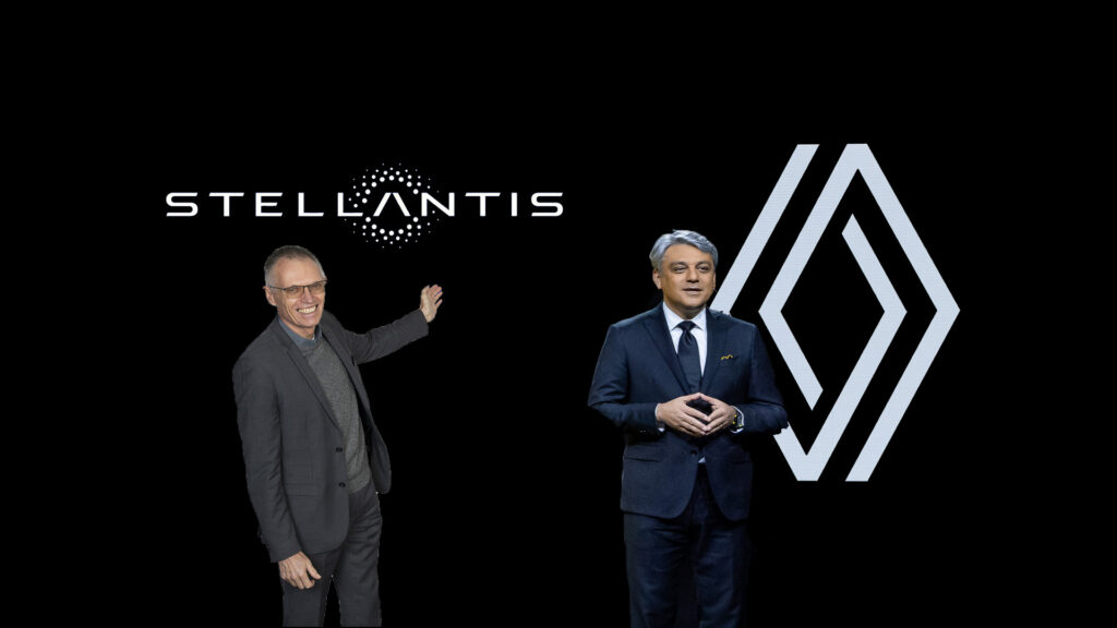 Rencontre Carlos Tavares et Luca de Meo // Source : Montage Raphaelle Baut Rencontre Carlos Tavares et Luca de Meo // Source : Montage Raphaelle Baut