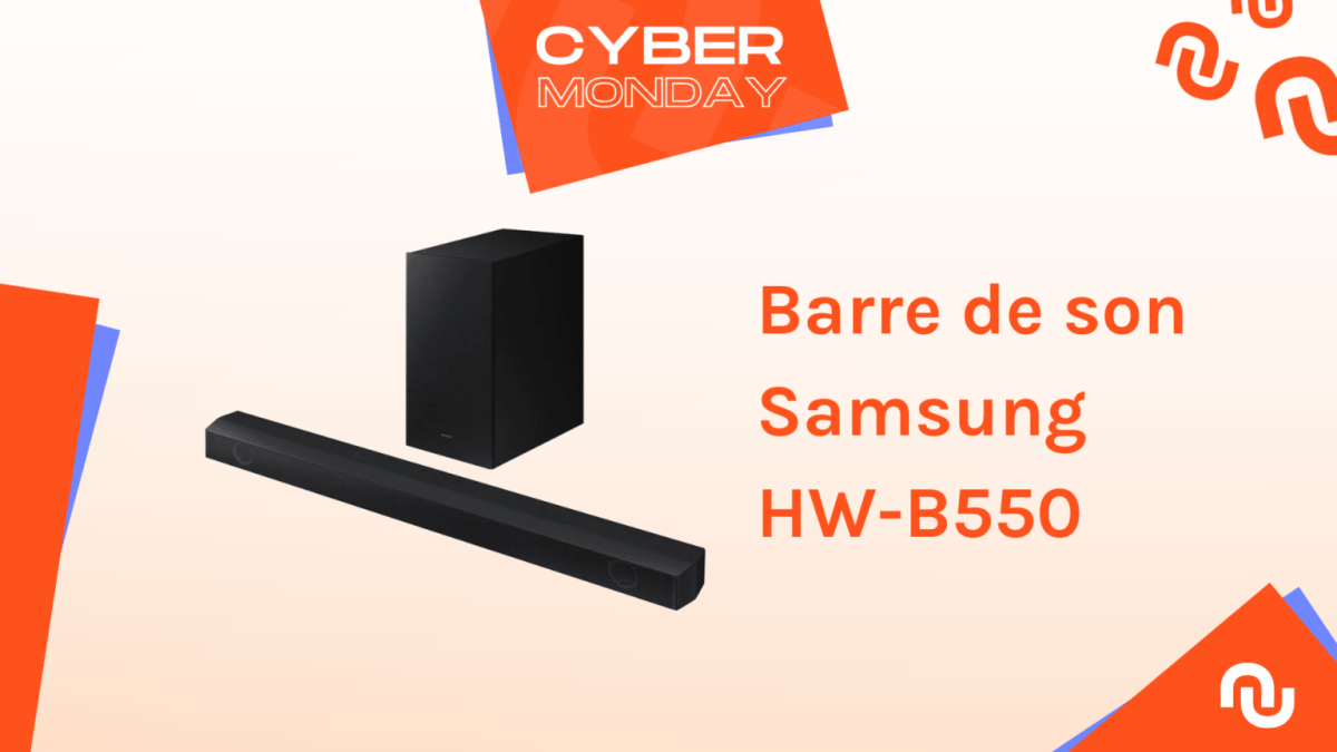 Barre de son Samsung HW-B550 // Source : Numerama