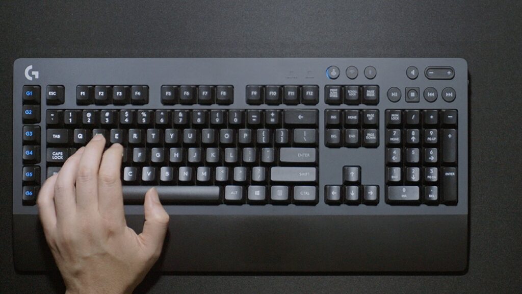 Le clavier Logitech G613 // Source : Logitech Le clavier Logitech G613 // Source : Logitech