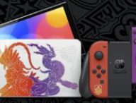 Nintendo Switch Modèle OLED Edition Pokémon Ecarlate & Violet // Source : nintendo