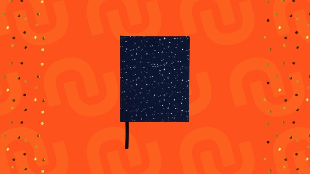 Idée cadeau Secret Santa : un agenda étoiles Idée cadeau Secret Santa : un agenda étoiles
