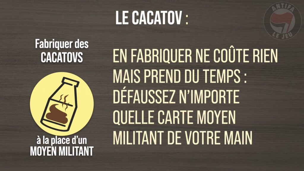 Des cocktails Cacatov, oui, des cocktails Molotov, non // Source : YouTube / La Horde