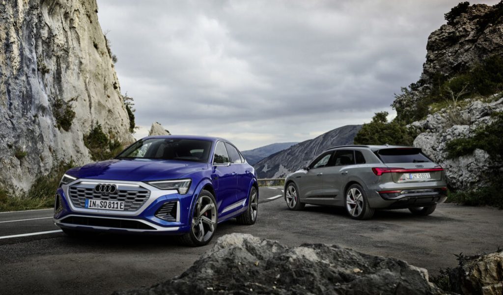 Audi Q8 e-tron dans ses deux carrosseries // Source : Audi Audi Q8 e-tron dans ses deux carrosseries // Source : Audi