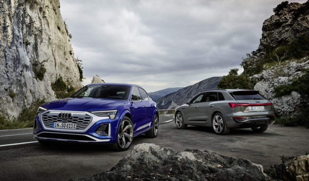 Audi Q8 e-tron dans ses deux carrosseries // Source : Audi