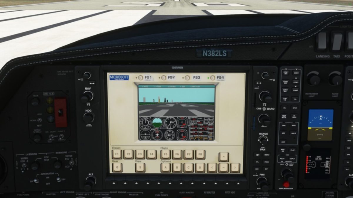 Un easter egg dans Microsoft Flight Simulator // Source : Reddit