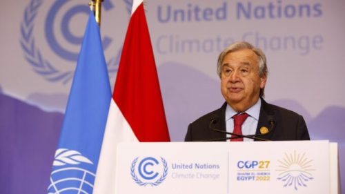 Antonio Guterres à la COP27 // Source : Flickr/CC/Nations unies