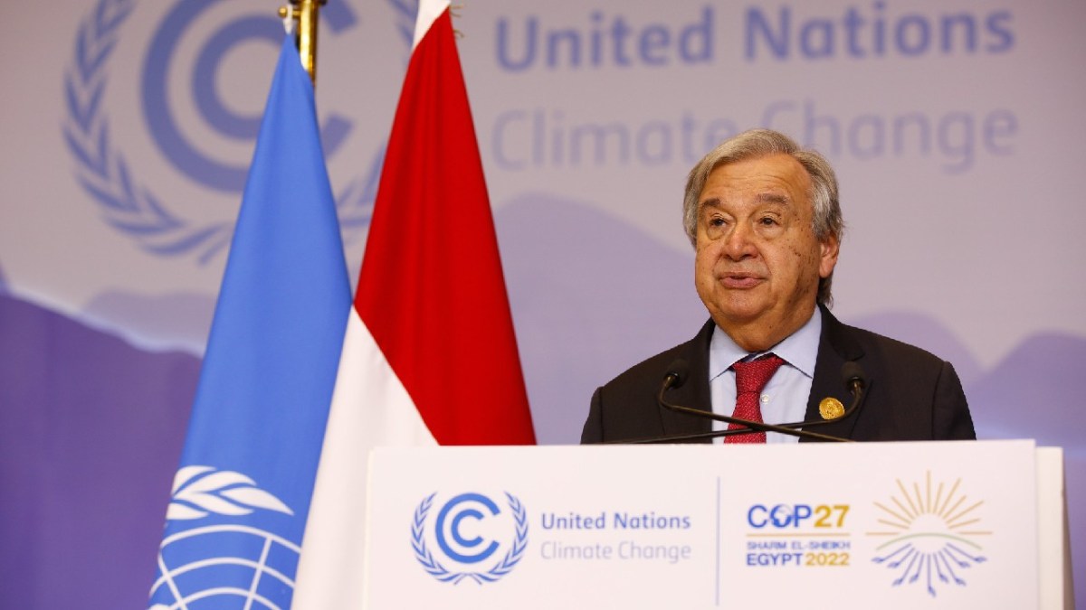 Antonio Guterres à la COP27 // Source : Flickr/CC/Nations unies