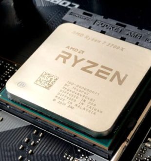 Processeur AMD Ryzen 7 3700X. // Source : Unsplash / Olivier Collet