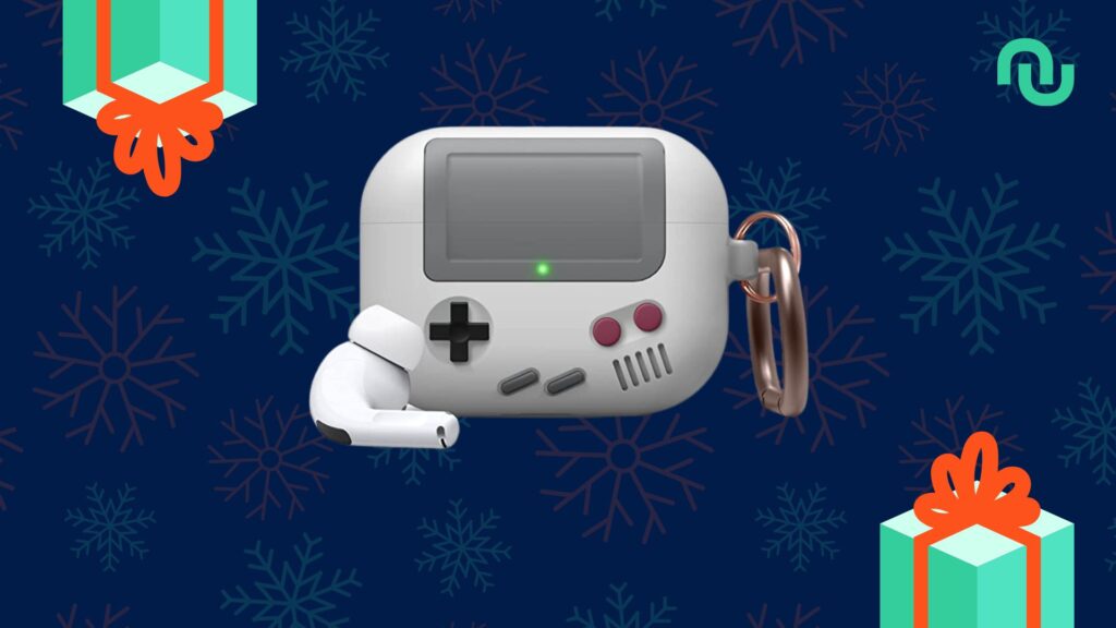 Idée cadeau Secret Santa : un étui original en forme de GameBoy pour AirPods Pro 2 