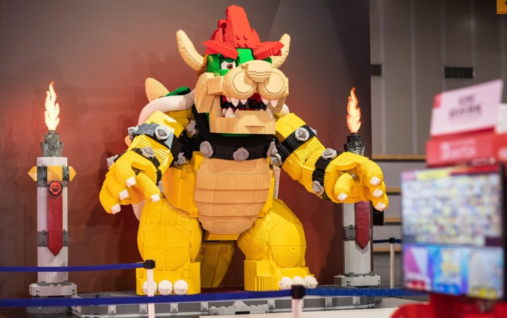 Le très gros Lego Bowser // Source : Twitter Nintendo France