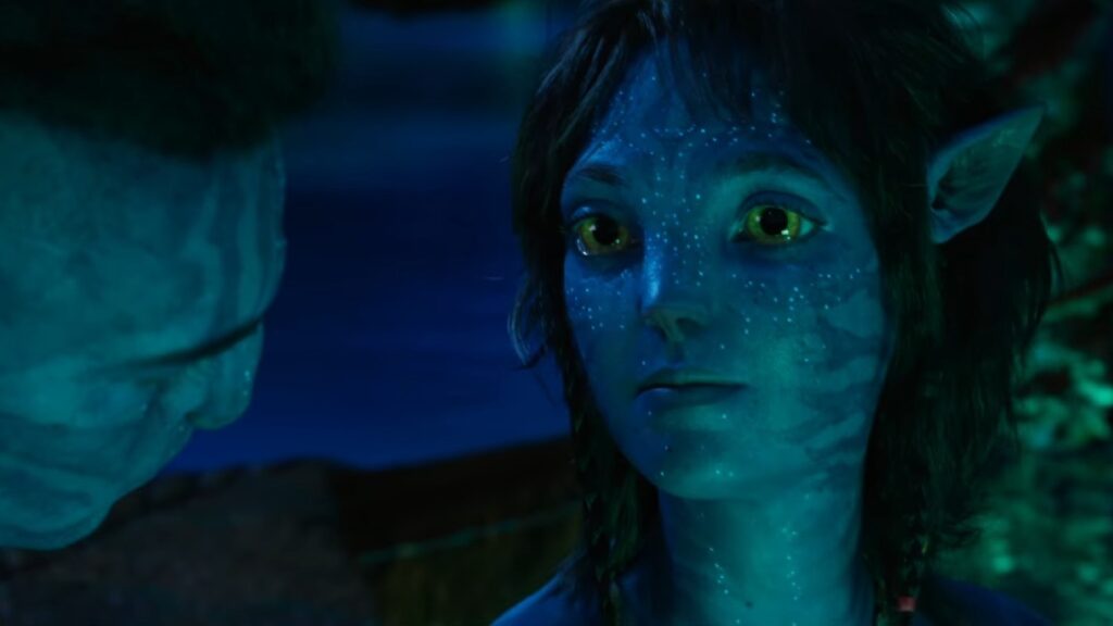 Kiri est interprétée par Sigourney Weaver. // Source : Avatar 2 / 20th Century