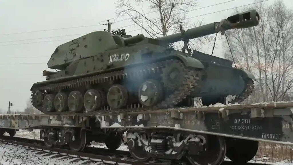 A Russian tank stationed in Belarus // Source: Russian Foreign Ministry