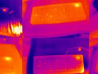 Un mot de passe deviné grâce aux images thermiques // Source : Université de Glasgow