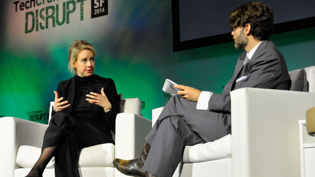 En 2014, Elizabeth Holmes était considérée par beaucoup comme la nouvelle Steve Jobs. // Source : Wikimedia Commons