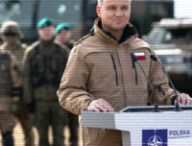 Le président polonais Andrzej Duda // Source : Defense Visual Information Distribution Service