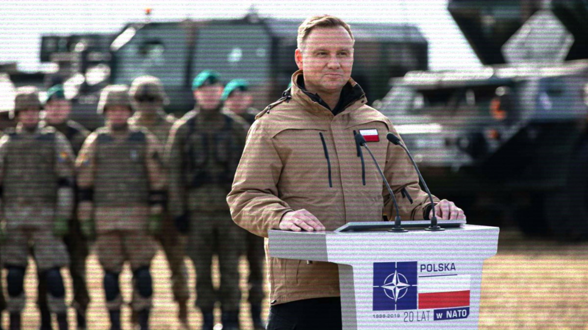 Le président polonais Andrzej Duda // Source : Defense Visual Information Distribution Service