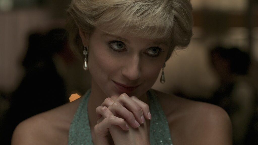 Elizabeth Debicki is stunning in the role of Diana // Source: Netflix