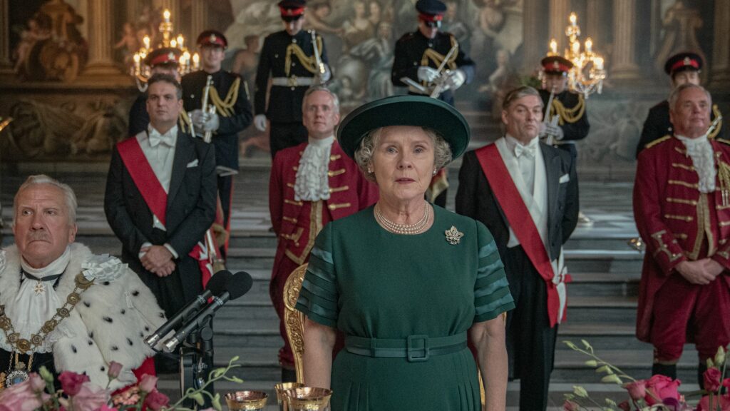La reine est encore plus bouleversante dans cette nouvelle saison, deux mois après son décès // Source : Netflix
