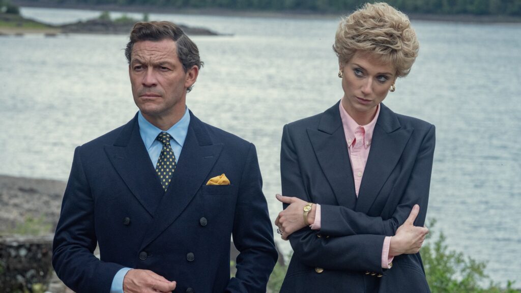 La cinquième saison se concentre beaucoup sur le divorce de Charles et Diana // Source : Netflix