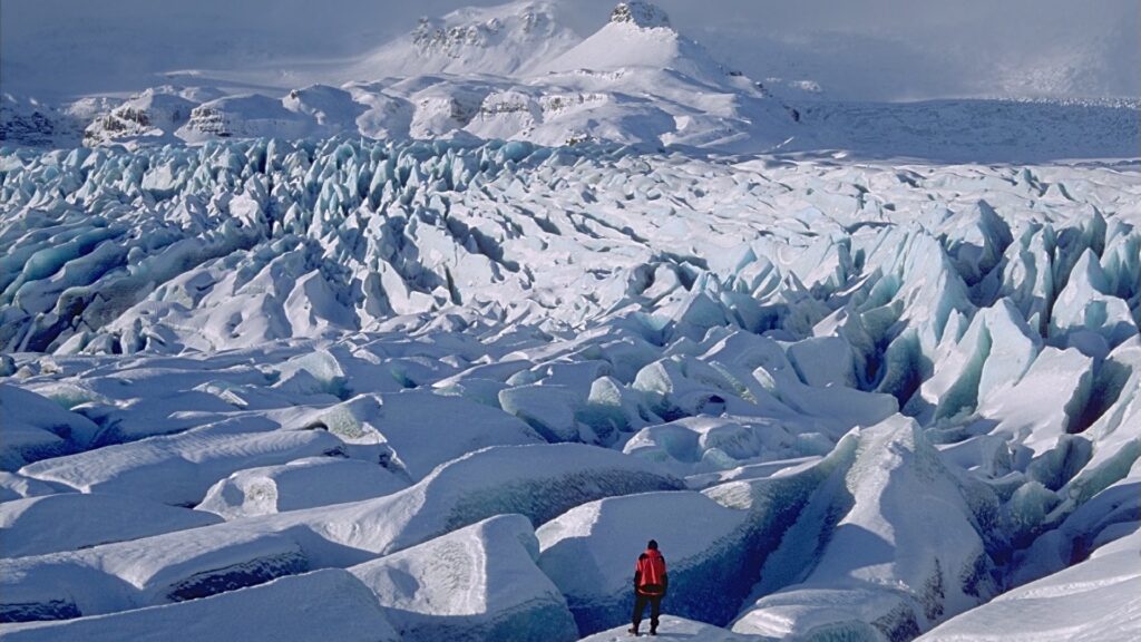 La calotte glaciaire de Vatnajökull, la plus grande d'Islande. // Source : Andreas Tille 