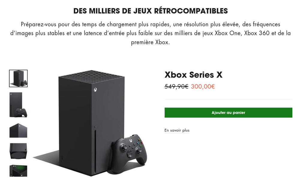 Un faux site usurpant Xbox. // Source : Kaspersky