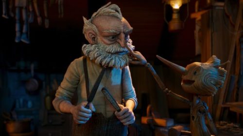 Gepetto est ultra touchant dans cette nouvelle version de Pinocchio // Source : Netflix