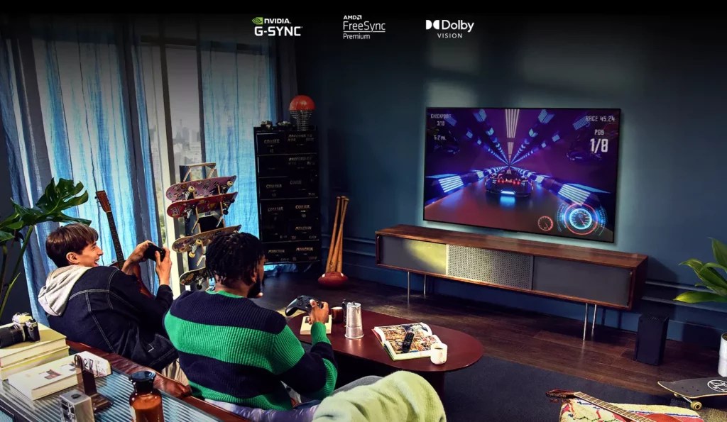 Téléviseur LG OLED C2 // Source : LG Téléviseur LG OLED C2 // Source : LG