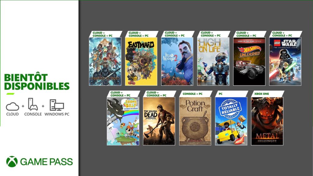 Xbox Game Pass en décembre 2022 // Source : Microsoft