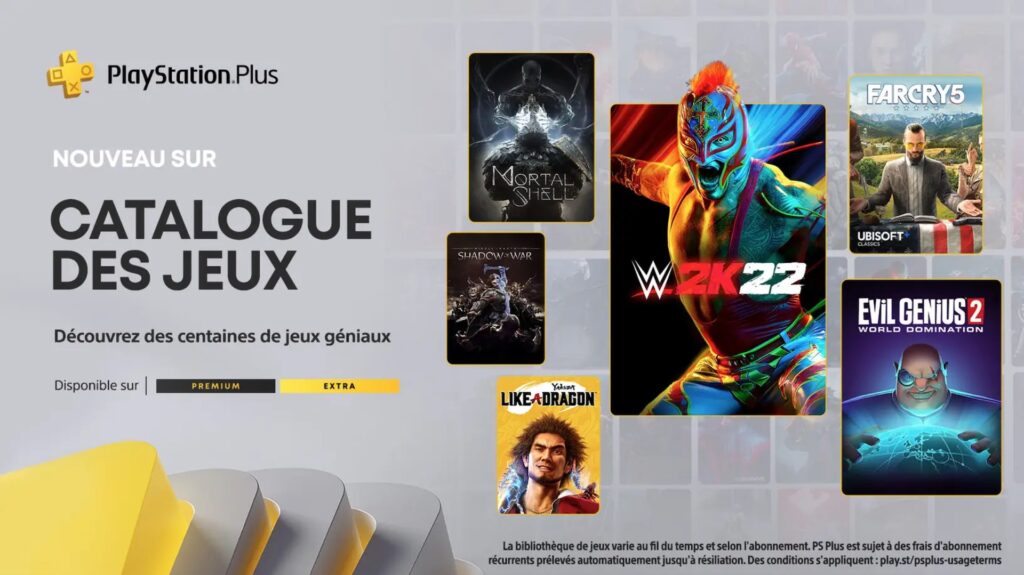 PlayStation Plus Extra et Premium en décembre 2022 // Source : Sony