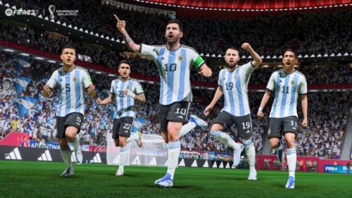 L'Argentine remporte la Coupe du monde selon FIFA // Source : Twitter B/R Football