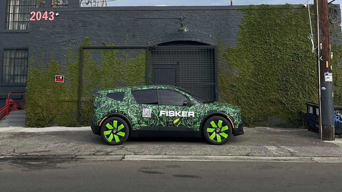 Premiers tours de roue de la Fisker Pear // Source : Fisker