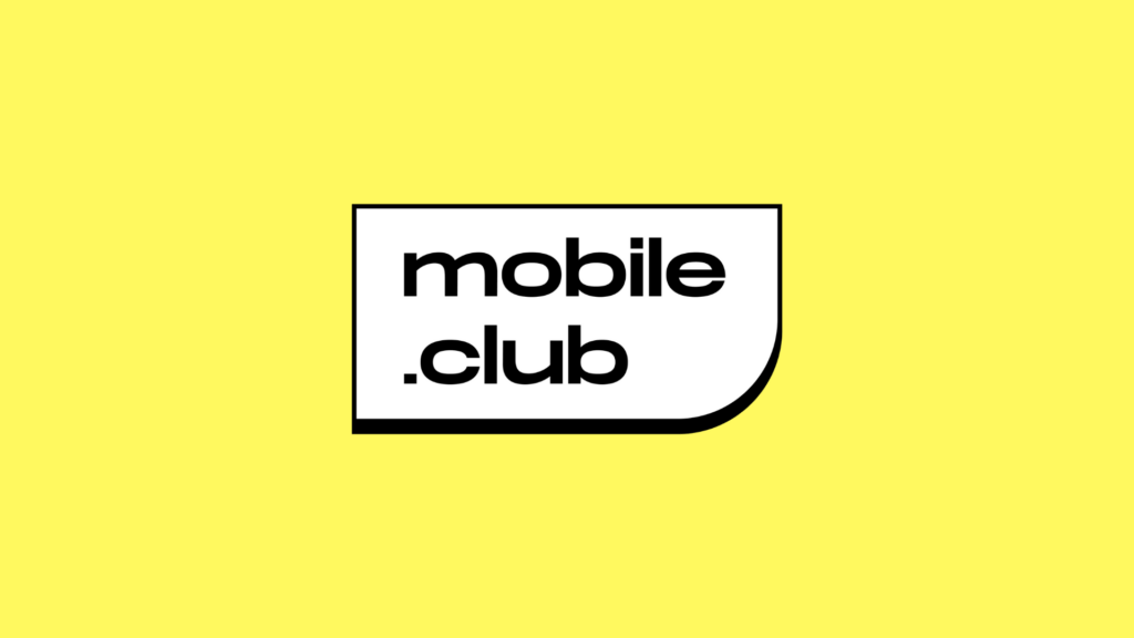 The new identity of mobile.club // Source: mobile.club