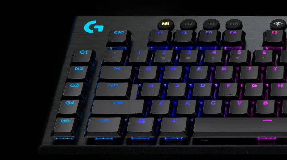 Le G915 est ses interupteurs apparents // Source : Logitech Le G915 est ses interupteurs apparents // Source : Logitech