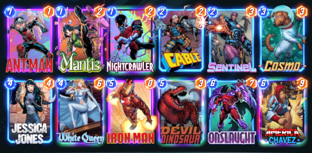 Marvel Snap : deck pool 1 (Devil Dino)