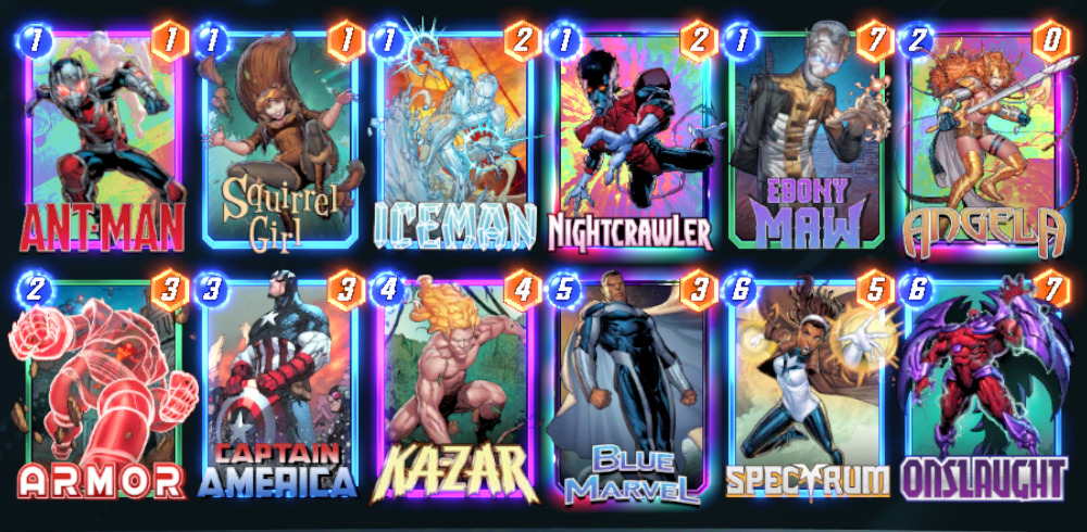 Marvel Snap : deck pool 2 (KaZoo)