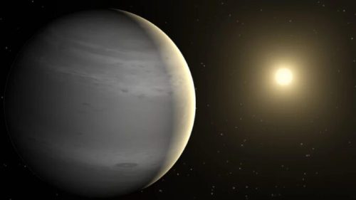 Image d'artiste d'une planète géante. // Source : Nasa/JPL-Caltech